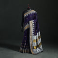 Ilkal Weave Kasuti Work Silk Cotton Zari Border Saree with Blouse Piece 14