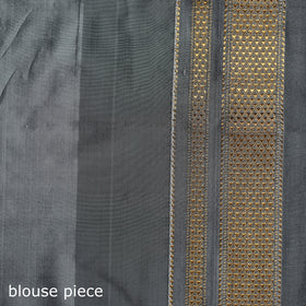 Ilkal Weave Kasuti Work Silk Cotton Zari Border Saree with Blouse Piece 14