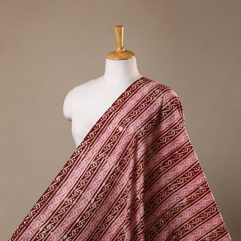 Red - kutch batik cotton fabric 07 - handcrafted