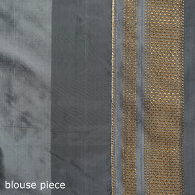 Ilkal Weave Kasuti Work Silk Cotton Zari Border Saree with Blouse Piece 15