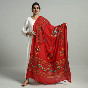 Hand Embroidery Dupatta