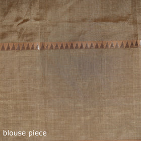 Beige - Mangalagiri Handwoven Pure Silk Pattu Saree 23