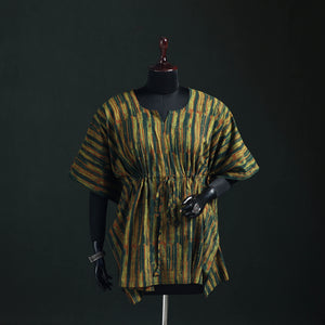 Akola Hand Block Print Natural Dyed Cotton Kaftan (Short) 56