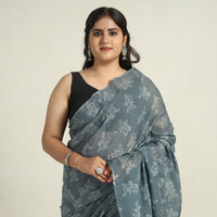 Batik Print Saree