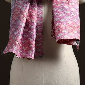 Reversible Silk Bengal Hand Kantha Stitch Stole 136