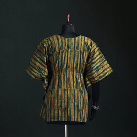 Akola Hand Block Print Natural Dyed Cotton Kaftan (Short) 56
