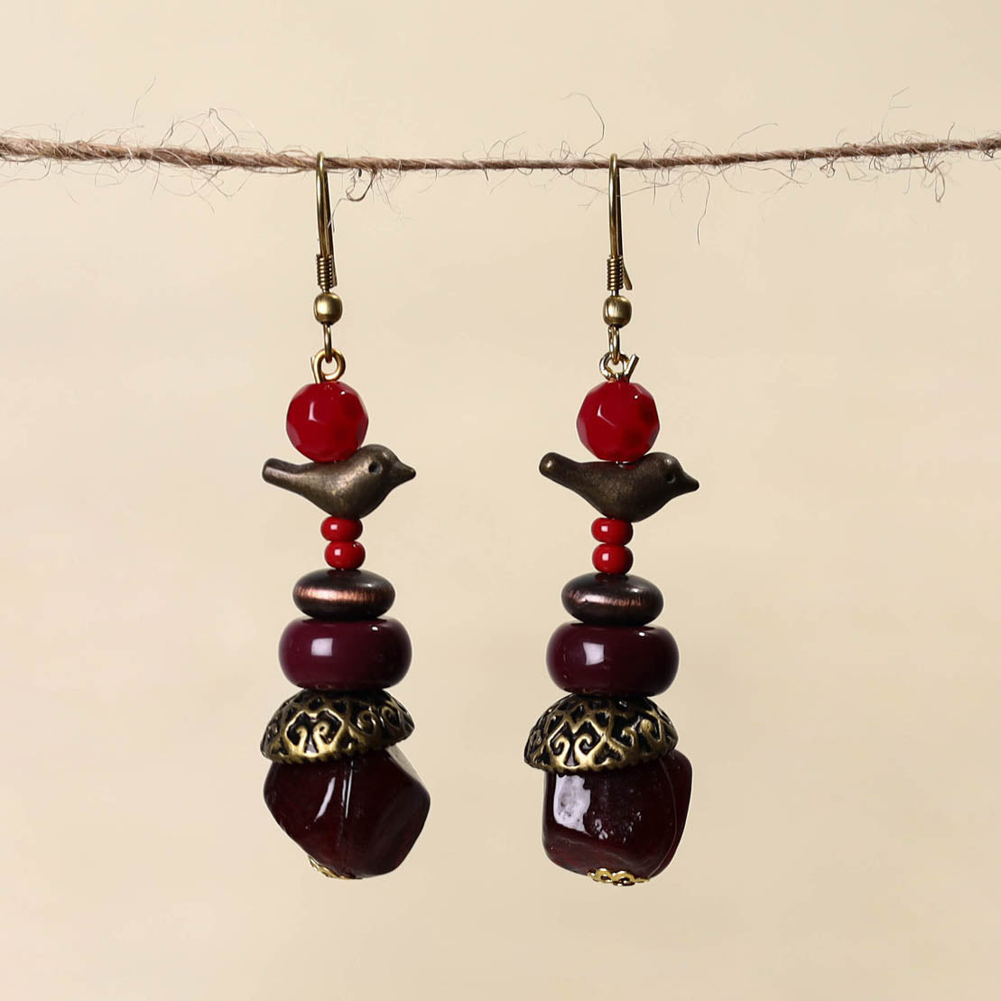 Handmade Beaded Earrings 166