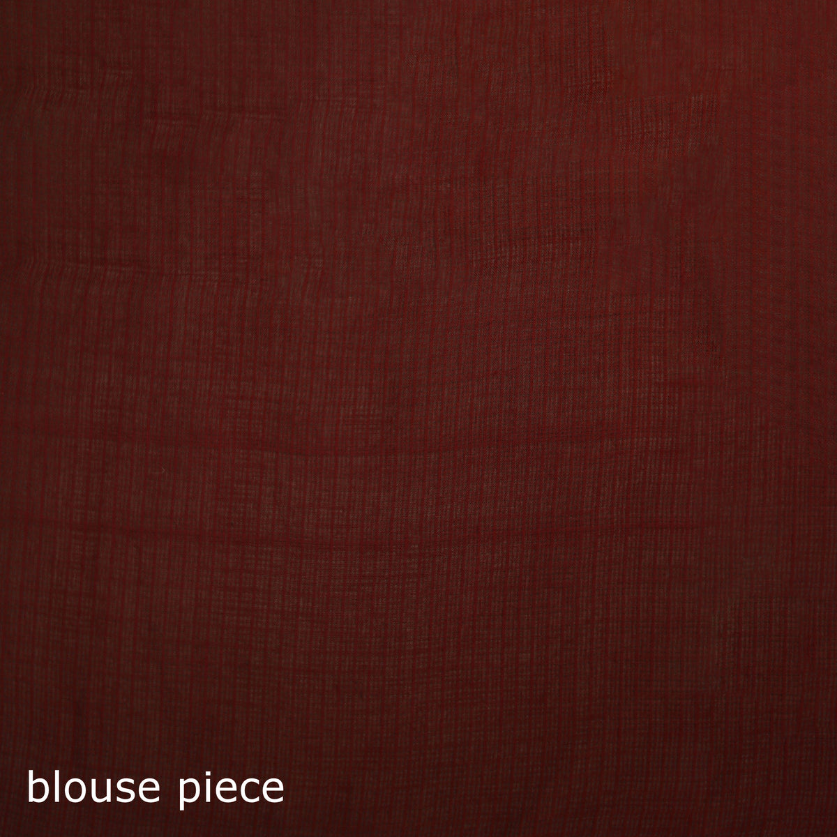 Maroon - Nazaakat Kota Doria Cotton Plain Saree with Blouse Piece & Earrings 13