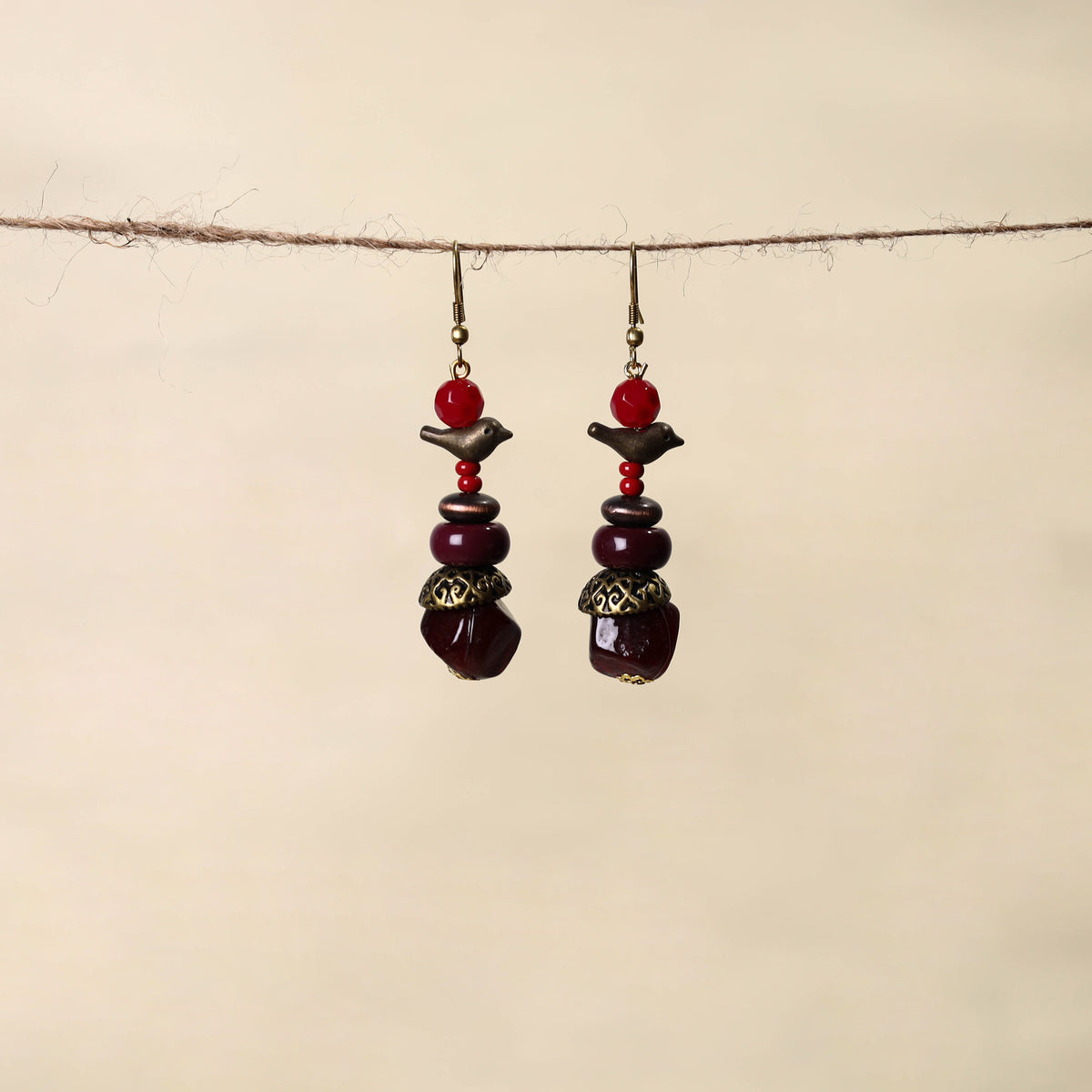 Handmade Beaded Earrings 166