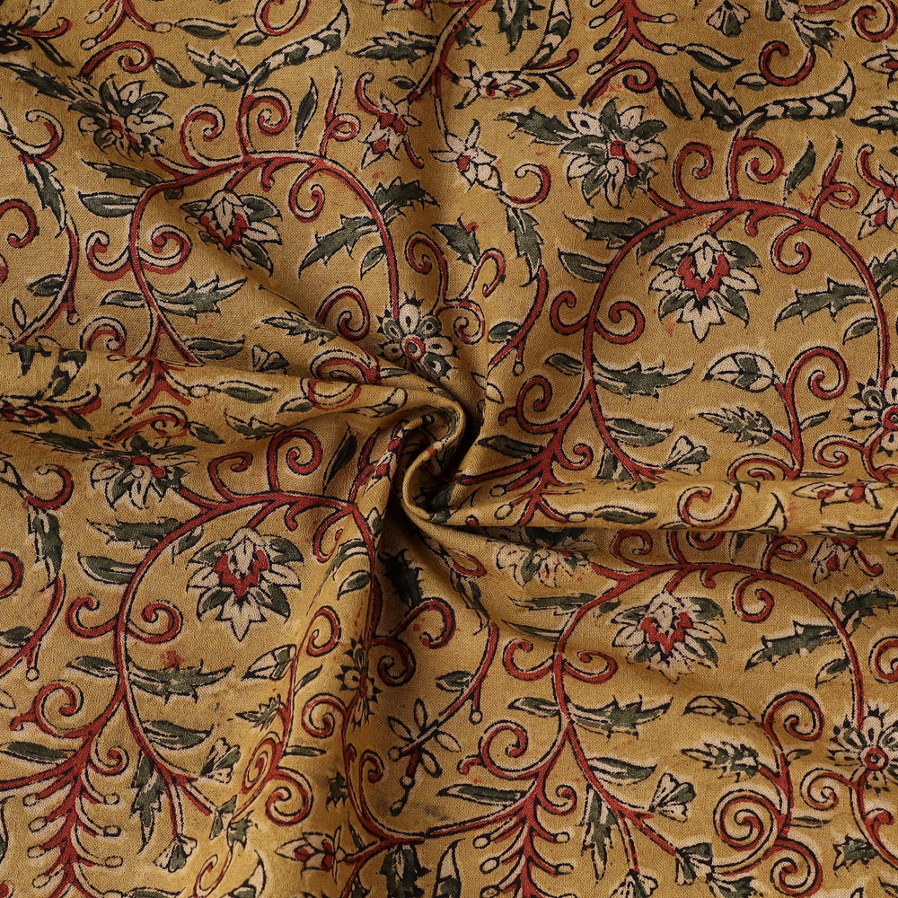 Pedana Kalamkari Block Printed Cotton Napkin (18 x 18 in) 08