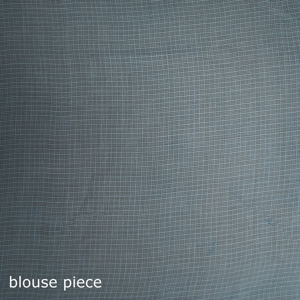 Blue - Nazaakat Kota Doria Cotton Plain Saree with Blouse Piece & Earrings 14