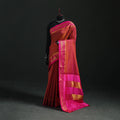 Ilkal Weave Silk Cotton Zari Border Saree with Blouse Piece 21
