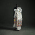 Handloom Chanderi Silk Handpainted Madhubani Dupatta with Zari Border 42