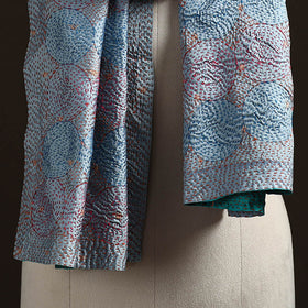 Reversible Silk Bengal Hand Kantha Stitch Stole 149