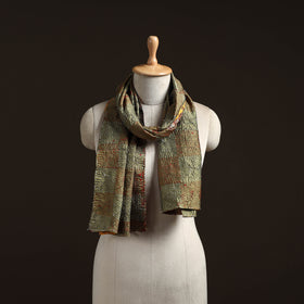 Reversible Silk Bengal Hand Kantha Stitch Stole 150