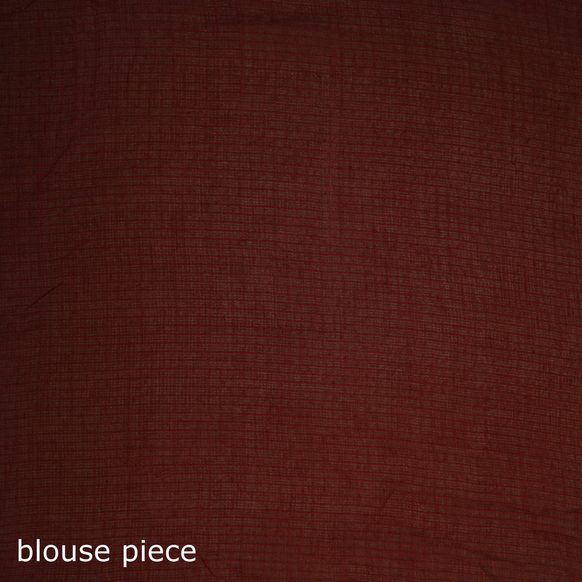 Maroon - Nazaakat Kota Doria Cotton Plain Saree with Blouse Piece & Earrings 15