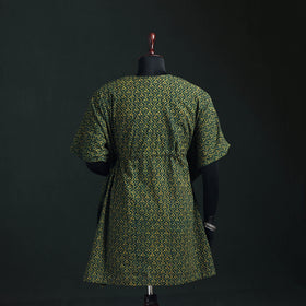 Akola Hand Block Print Natural Dyed Cotton Kaftan (Medium) 59
