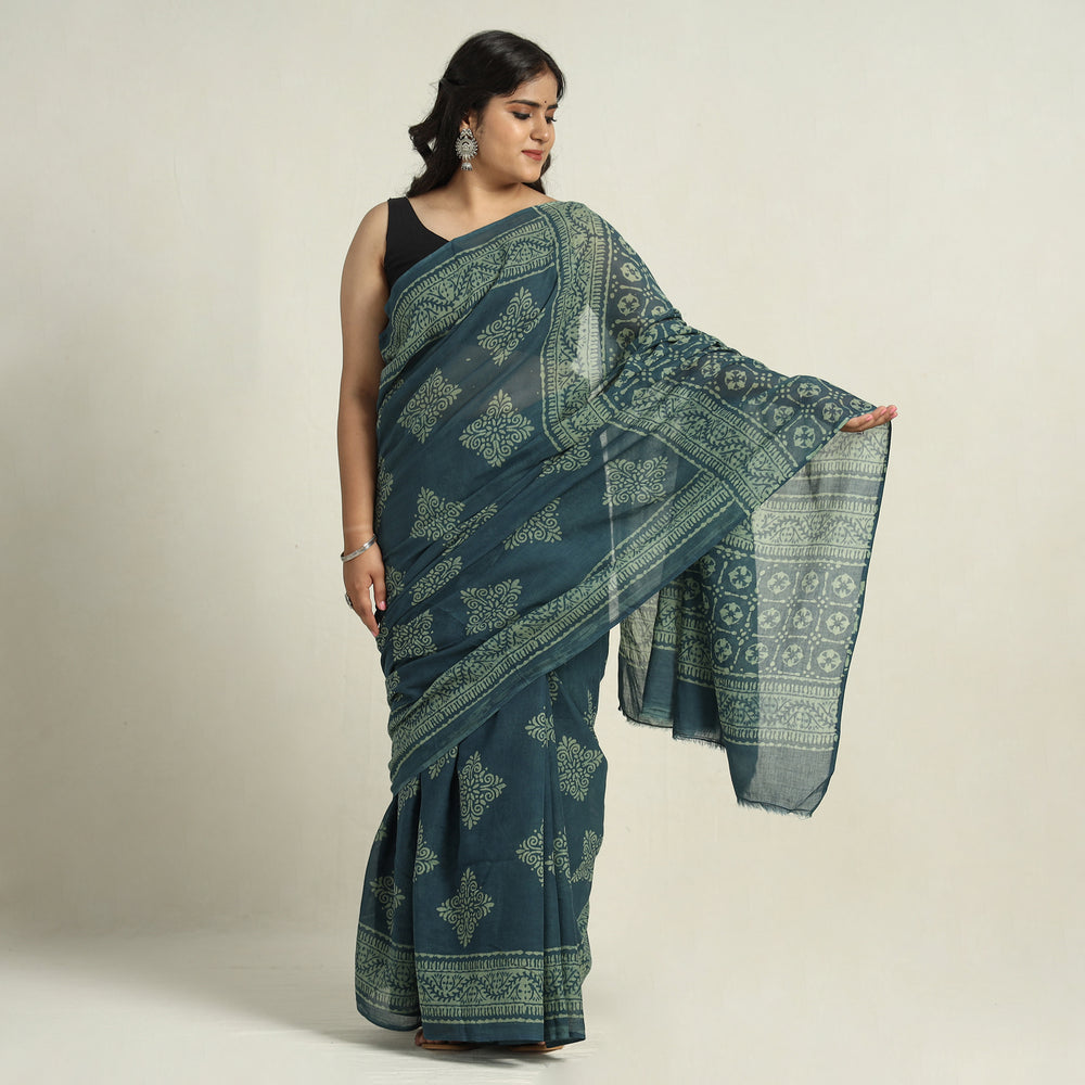 Batik Print Saree