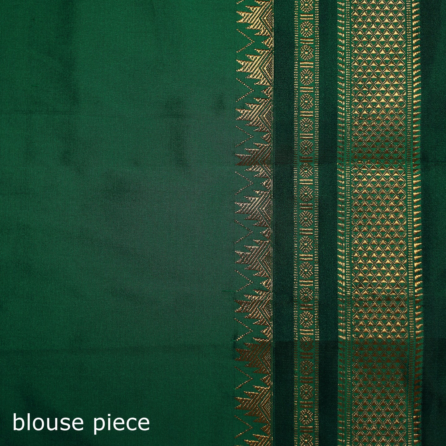 Ilkal Weave Silk Cotton Zari Border Saree with Blouse Piece 23