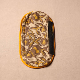 Buy Handmade Cotton Brown Fridge Handle Cover 201