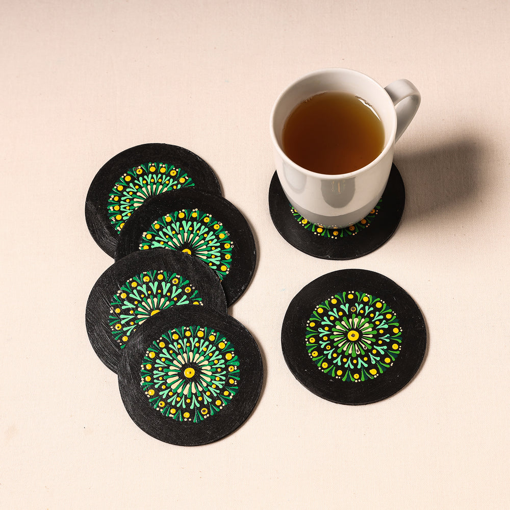 Handpainted Wooden Coasters