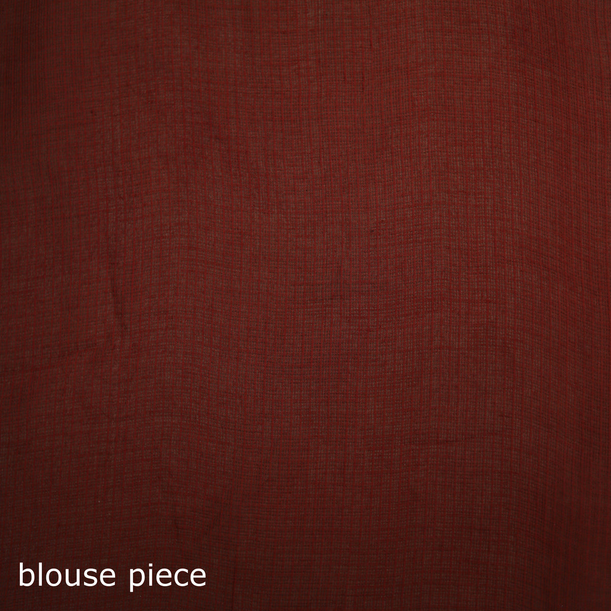 Maroon - Nazaakat Kota Doria Cotton Plain Saree with Blouse Piece & Earrings 17