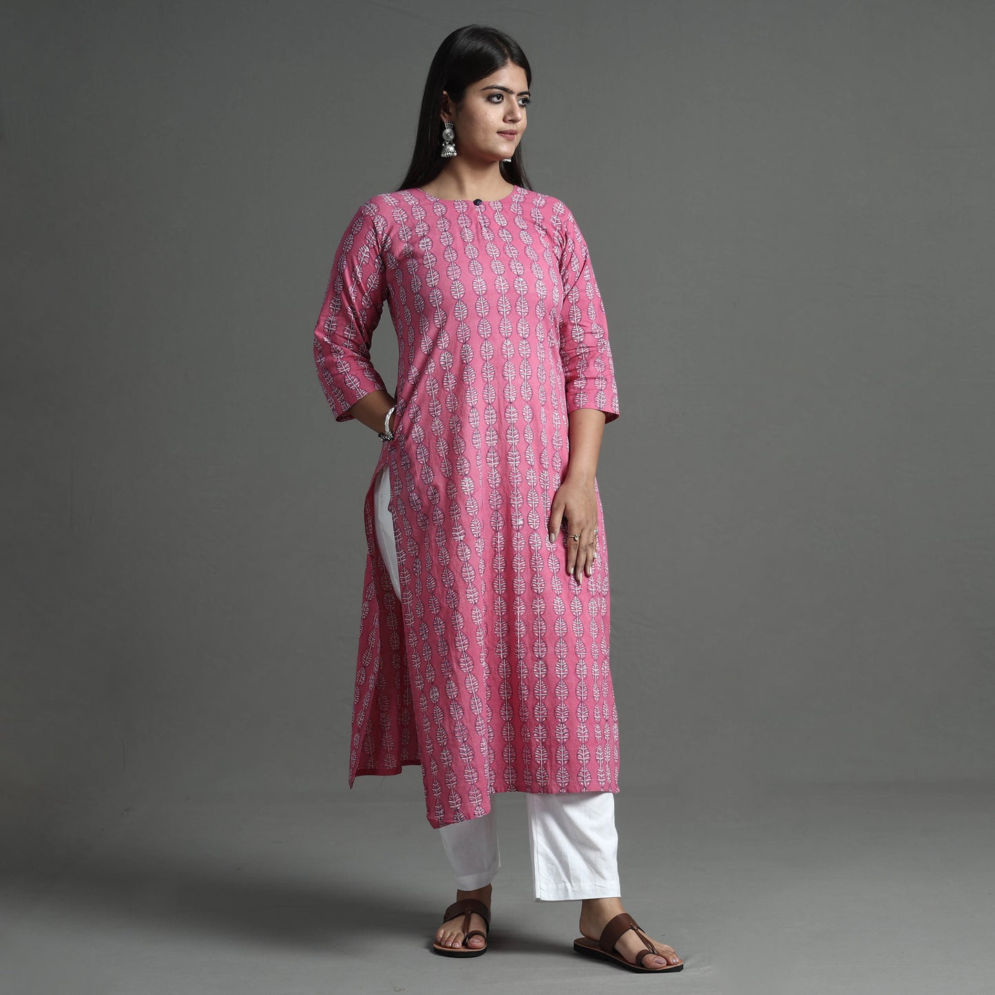  Akola Hand Block Printed  Kurta