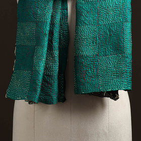 Reversible Silk Bengal Hand Kantha Stitch Stole 166