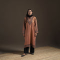 Kashmiri Heavy Sozni Hand Embroidered Handwoven Merino Wool Pheran 21