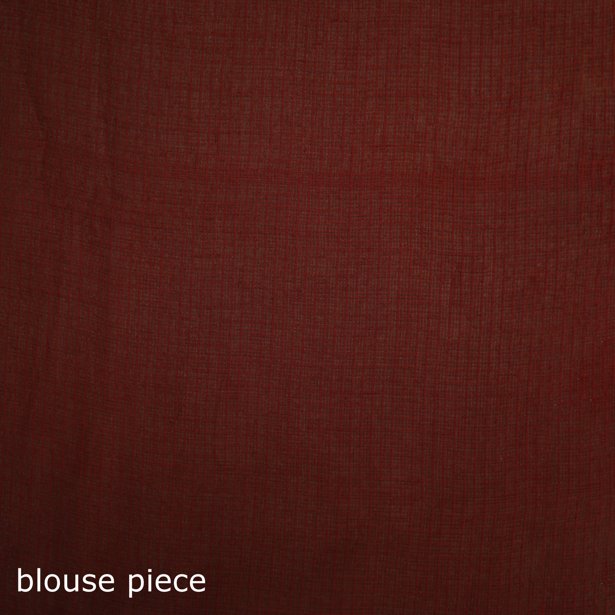Maroon - Nazaakat Kota Doria Cotton Plain Saree with Blouse Piece & Earrings 18
