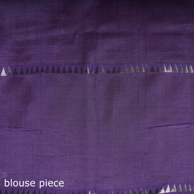 Purple - Mangalagiri Handwoven Pure Silk Pattu Saree 32