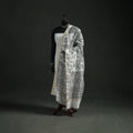 Handloom Chanderi Silk Handpainted Madhubani Dupatta with Zari Border 50