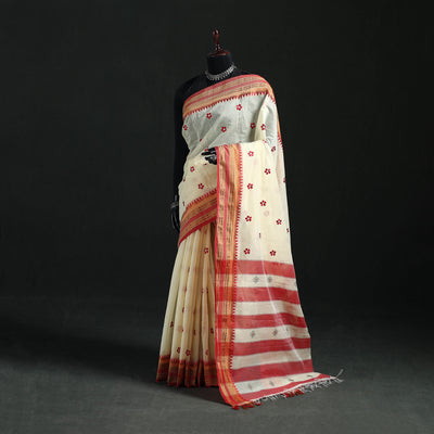 Ilkal Weave Kasuti Work Silk Cotton Zari Border Saree 28