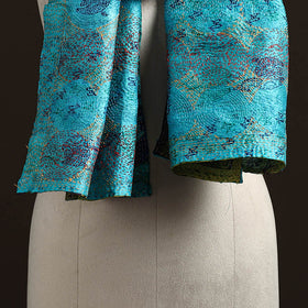 Reversible Silk Bengal Hand Kantha Stitch Stole 182