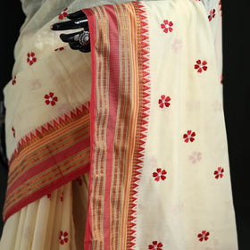 Ilkal Weave Kasuti Work Silk Cotton Zari Border Saree 28