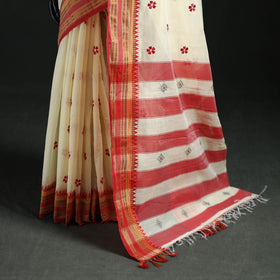 Ilkal Weave Kasuti Work Silk Cotton Zari Border Saree 28