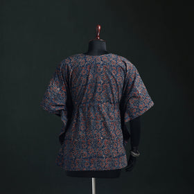Ajrakh Hand Block Print Natural Dyed Cotton Kaftan (Short) 69