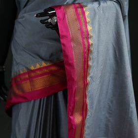 Ilkal Weave Silk Cotton Zari Border Saree with Blouse Piece 29
