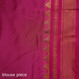 Ilkal Weave Silk Cotton Zari Border Saree with Blouse Piece 29