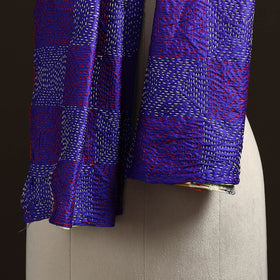 Reversible Silk Bengal Hand Kantha Stitch Stole 191