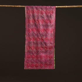 Reversible Silk Bengal Hand Kantha Stitch Stole 196