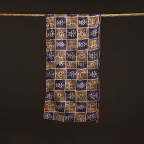 Reversible Silk Bengal Hand Kantha Stitch Stole 192