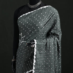 Kutch Bandhani Tie-Dye Cotton Saree 104