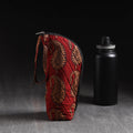  Red Handmade Cotton 1L Water Bottle Cover