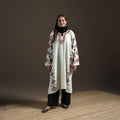 Kashmiri Heavy Sozni Hand Embroidered Handwoven Merino Wool Pheran 26