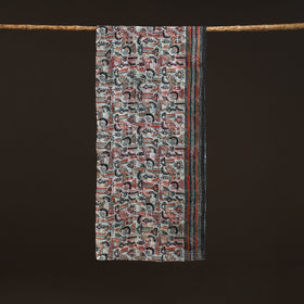 Reversible Silk Bengal Hand Kantha Stitch Stole 187