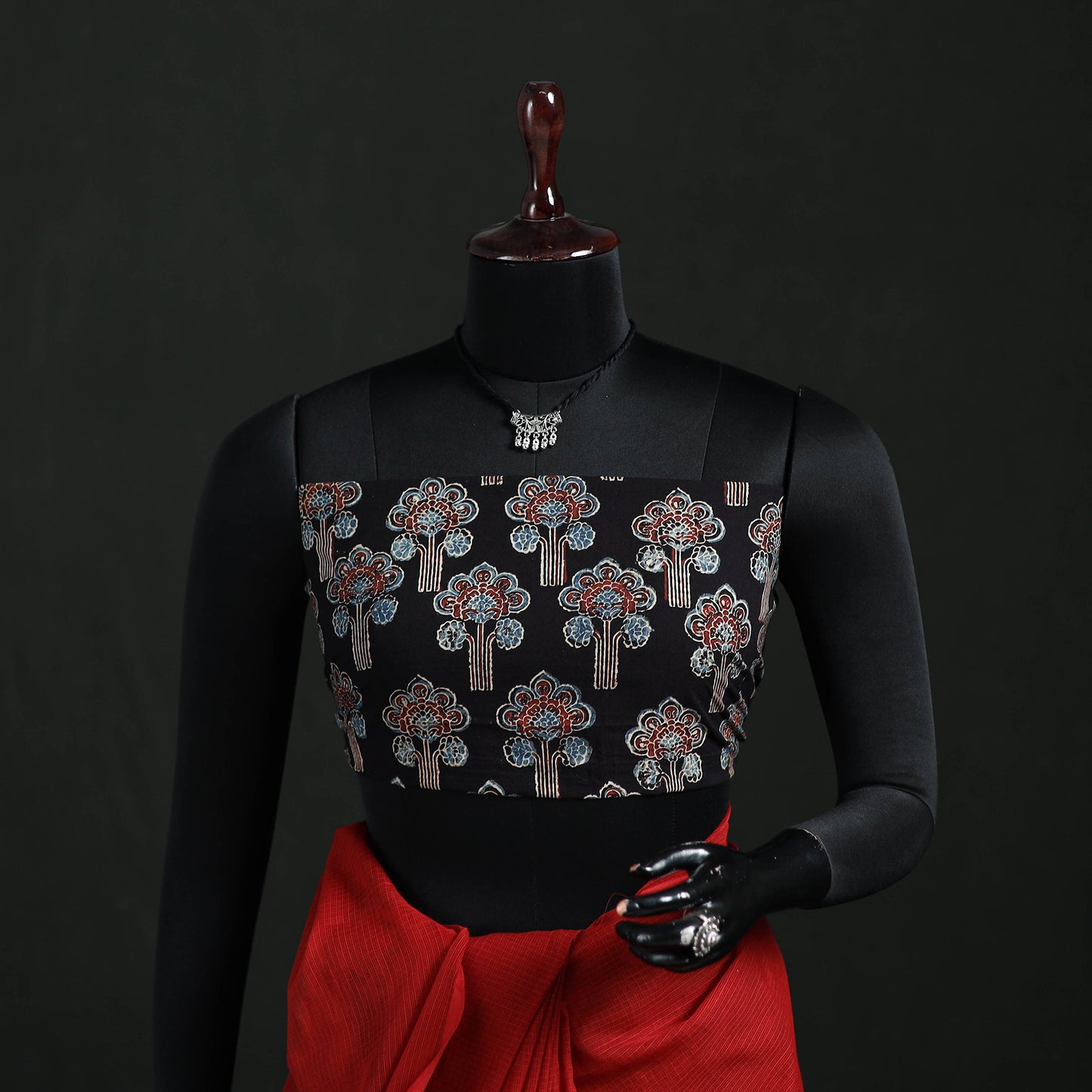 Nazaakat Kota Doria Cotton Plain Saree with Blouse & Jewellery Set 140