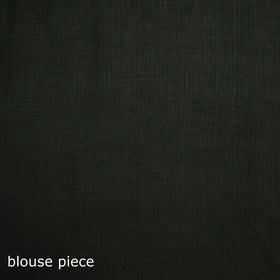 Nazaakat Kota Doria Cotton Plain Saree with Blouse Piece & Earrings 23