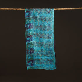 Reversible Silk Bengal Hand Kantha Stitch Stole 182
