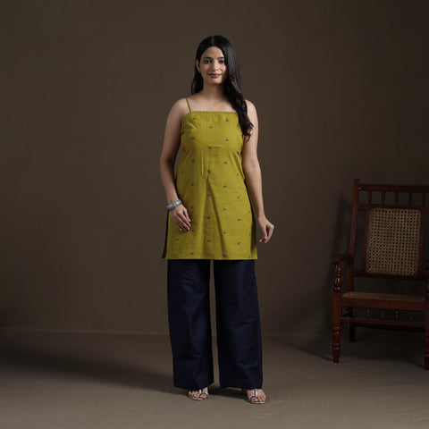 Cotton Short Jacquard Kurta for Women 04